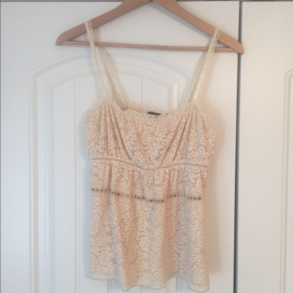 Arden B lace tank top